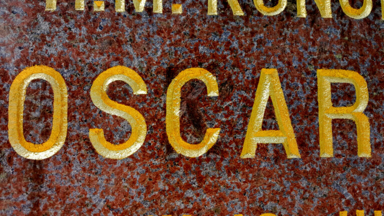 Oscar Oskar på Skogsömonumentet