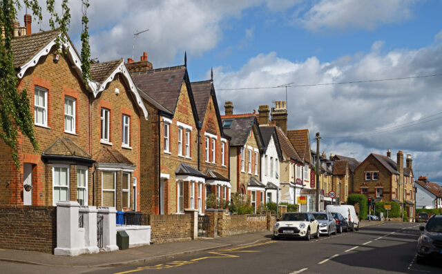 Vansittart road and hotel Oscar. Windsor, UK